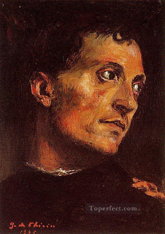 男性の肖像画 1965年 ジョルジョ・デ・キリコ 形而上学的シュルレアリスム油絵